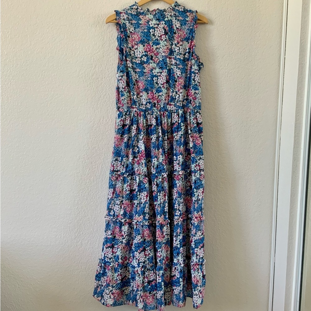 TEXTILE, Elizabeth & James, Floral, Maxi Dress, Sz L - Picture 2 of 6